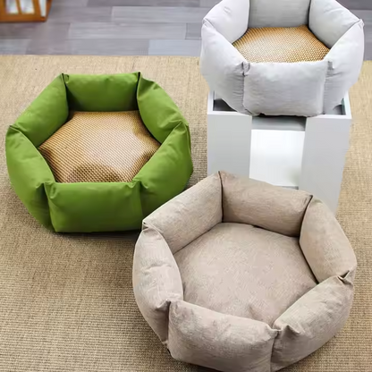 Comfortable Dog Bed - Soft Pet Bed With High Edge For More Comfort