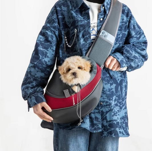 Dog Carry Bag Shoulder Bag - Comfortable Breathable Pet Carry Bag For Traveling
