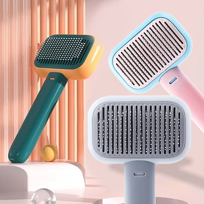 Hairbrush With Detangling Function - Innovative Design For Pain Relief And Quick Detangling