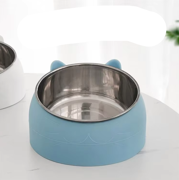 Cat Bowl With 15 - Degree Incline For Comfortable Eating
