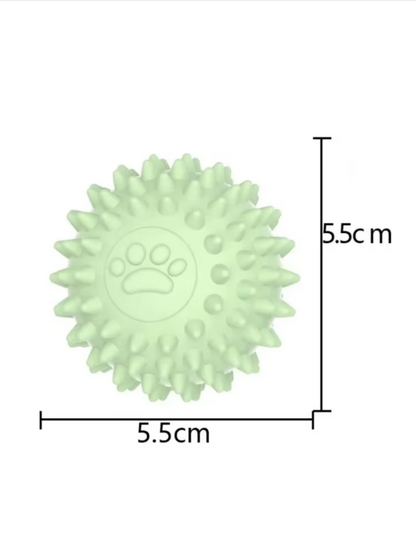 Nub Ball Dog Toy - Dental Care and Chew Ball Made of Soft Rubber