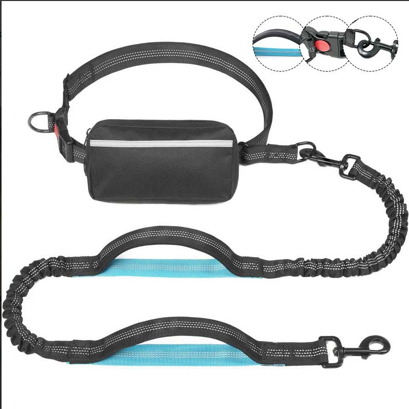 Free - Handed Dog Lead With Fanny Pack