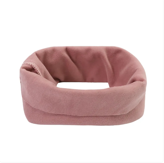 Soft Neck Support Cushion For Relaxation - Comfortable Travel Cushion In Black And Purple