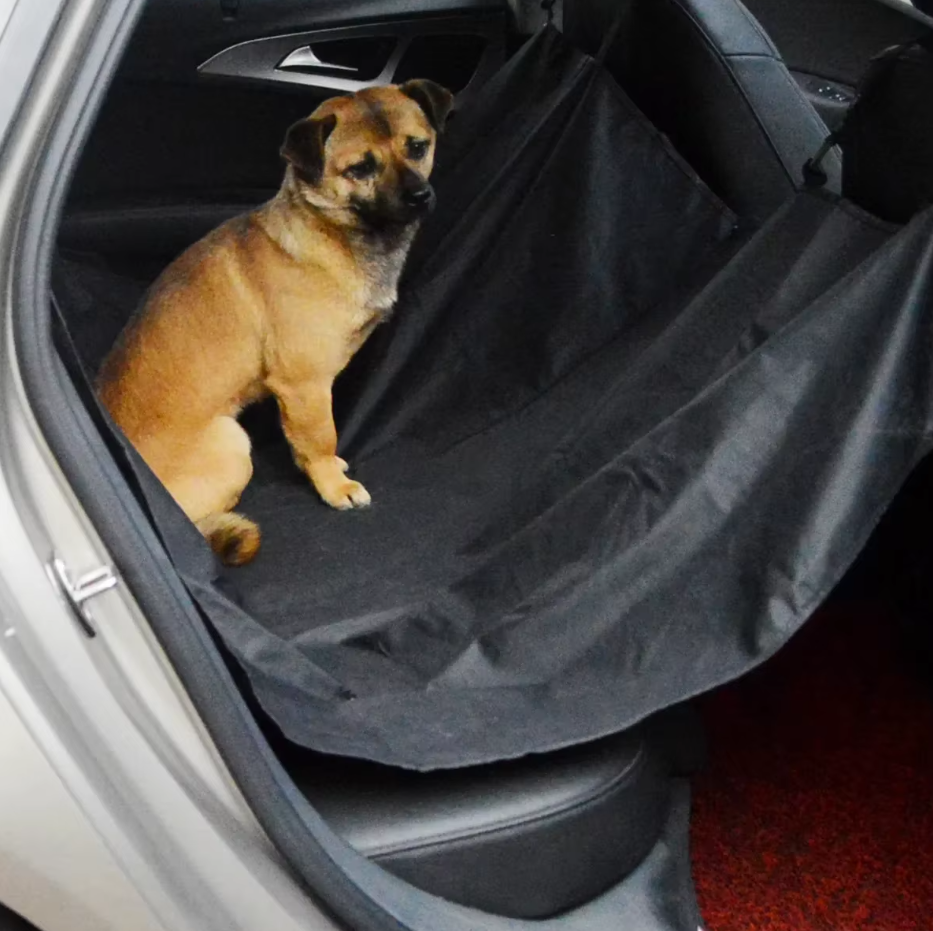 Waterproof Car Seat Cover For Dogs - Non - Slip Rear Seat Cover With Side Protection