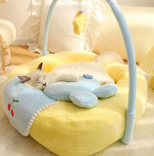Cozy Duck Bed For Cats - Soft Pet Bed For Relaxation And Comfort