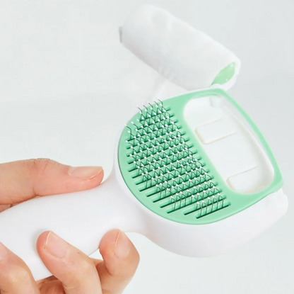 Self - Cleaning Pet Grooming Brush with Hair Removal