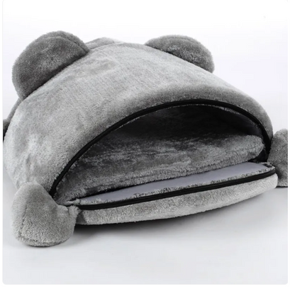 Cuddly Cat Sleeping Cave In Mouse Design - Soft And Comfortable For Your Cat
