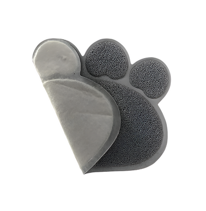 Cat Litter Mat in the Shape of a Paw for Clean Floors and Less Litter Loss