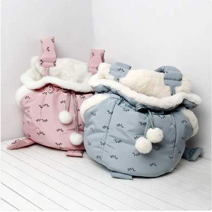 Cozy Cat Bed Bag - Warm And Comfortable With Fleece Lining