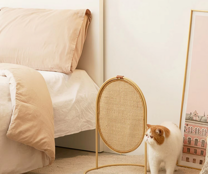Cat Scratching Post In A Modern Design - Sisal Scratching Toy For Cats For Claw Care