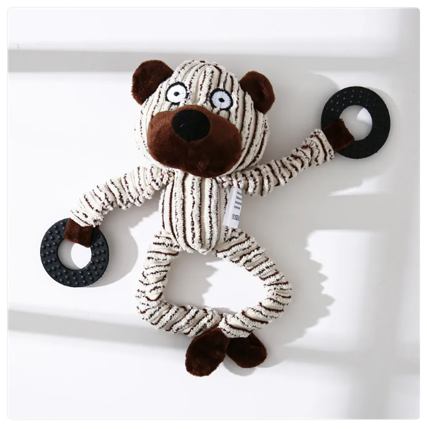 Chew Toy For Dogs - Funny Soft Toy With Rope For Fun And Games