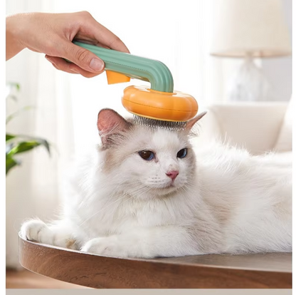 Cat Brush With Fur Remover - Gentle Care For Cat Hair
