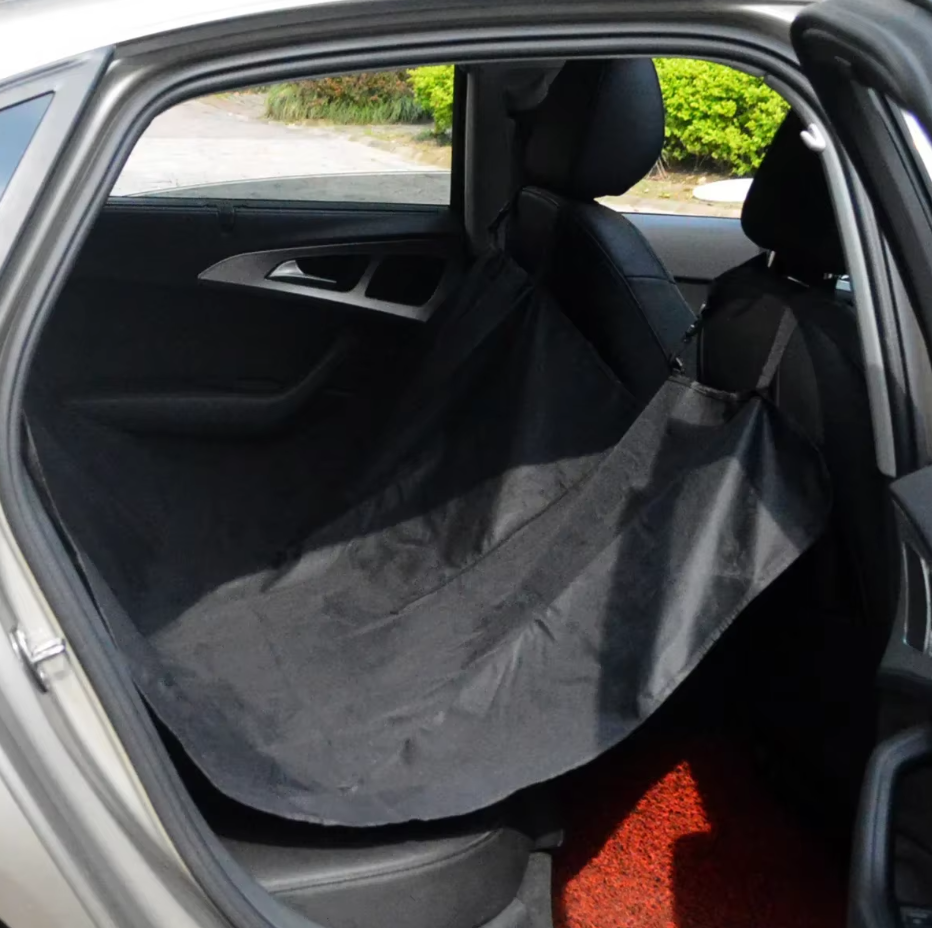 Waterproof Car Seat Cover For Dogs - Non - Slip Rear Seat Cover With Side Protection