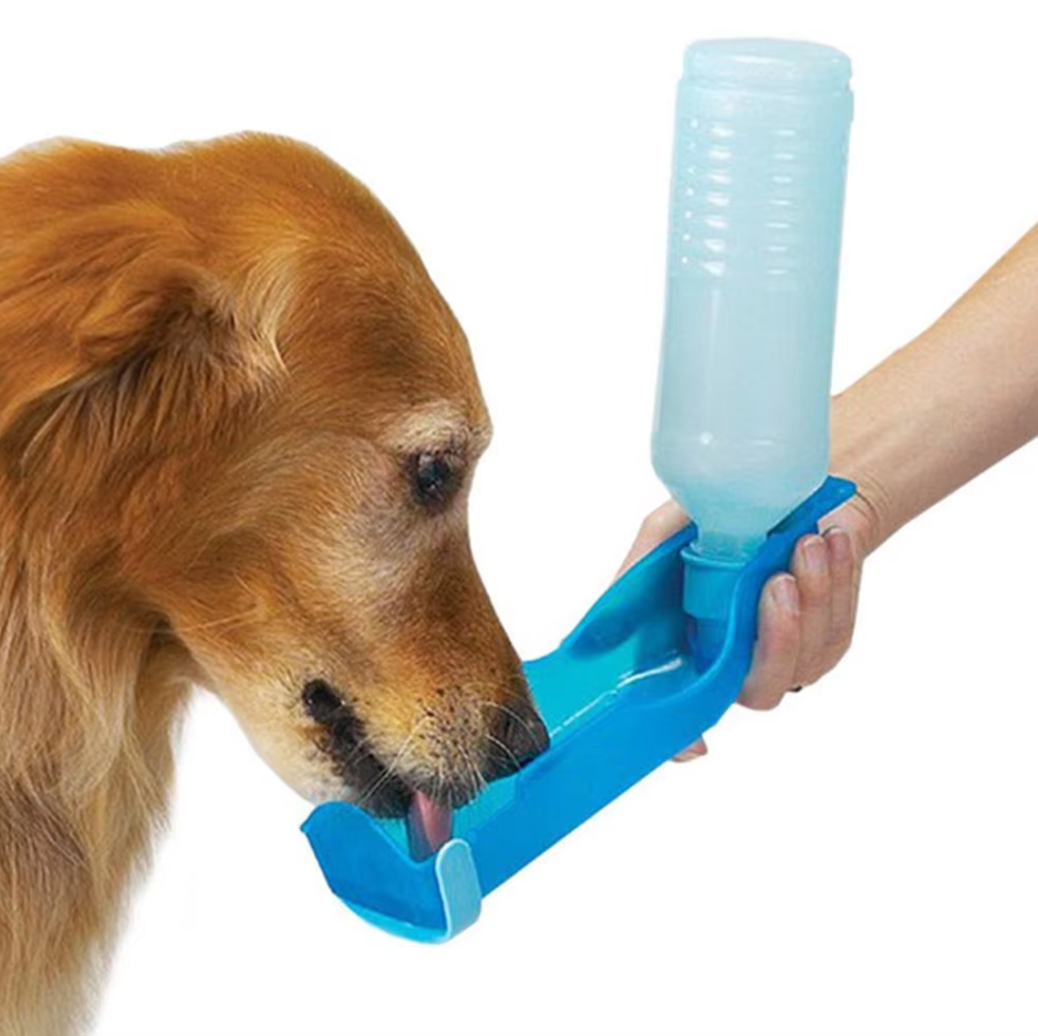 Portable Drinking Bottle For Dogs With Integrated Bowl - Ideal For On The Go