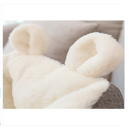 Cuddly Cat Bed With Ear Design - Soft And Comfortable For Cats And Small Dogs