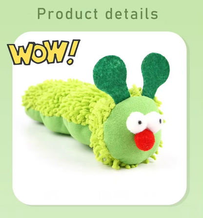 Cat Toy Caterpillar - Soft Cuddly Toy With Catnip