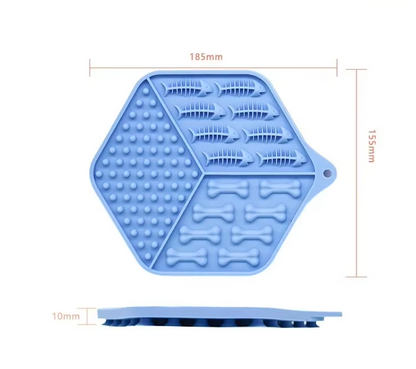 Silicone Feeding Mat For Dogs And Cats - Non-slip Lick Mat For Meals And Snacks