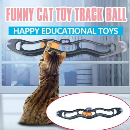 Window Ball Track - Exciting Cat Toy