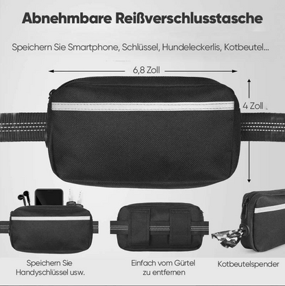 Free - Handed Dog Lead With Fanny Pack