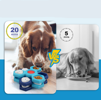 Interactive Dog Toy - Puzzle Food Toy for Mental Stimulation and Promotion of Digestion