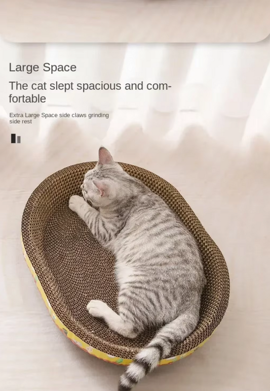 Scratch - Resistant Cat Lying Tray - Robust Scratching Mat With Large Comfort Area