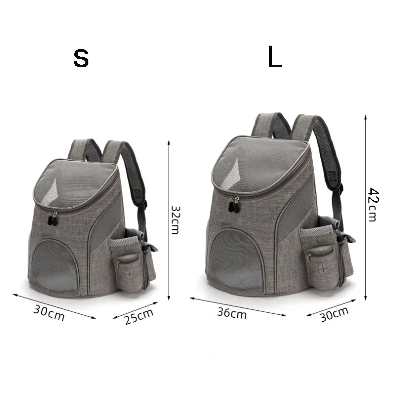 Pet Carrier Backpack With Mesh Design - Comfortable Transport Bag For Cats And Small Dogs