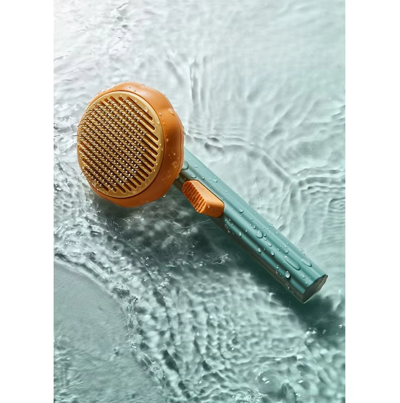 Cat Brush With Fur Remover - Gentle Care For Cat Hair