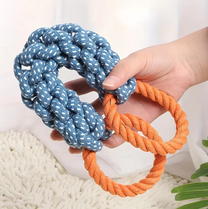 Dog Toy Chew Bone - Robust Rope Toy For Pulling And Biting Games