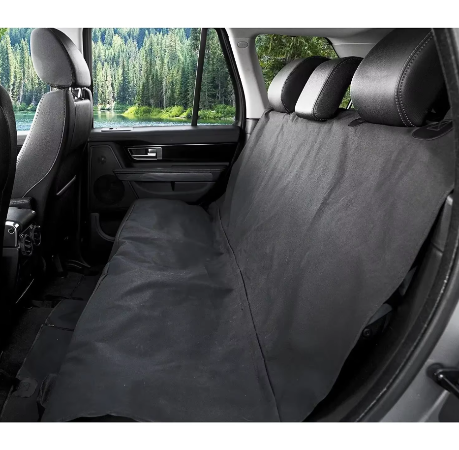 Waterproof Car Seat Cover For Dogs - Non - Slip Rear Seat Cover With Side Protection