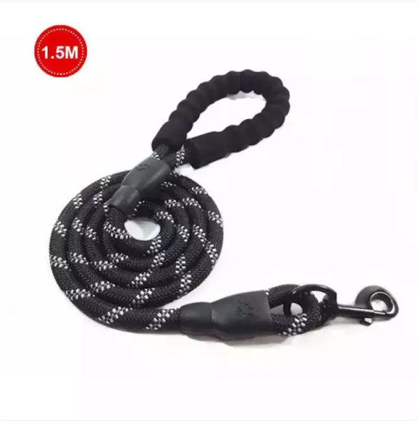 Adjustable Nylon Dog Lead With Padded Handle - Robust And Non - Slip Design