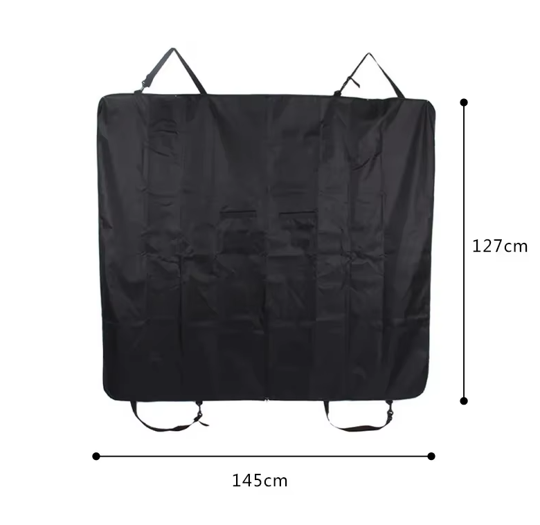 Waterproof Car Seat Cover For Dogs - Non - Slip Rear Seat Cover With Side Protection