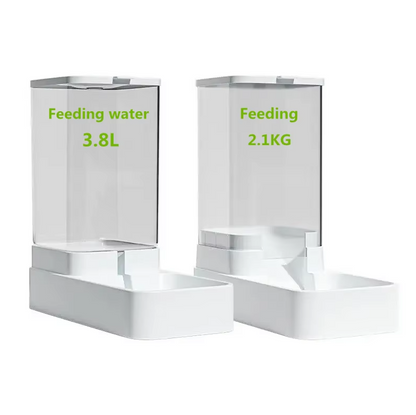 Automatic Pet Feeder And Water Dispenser Set