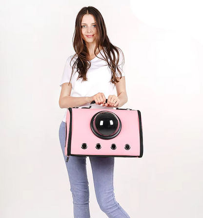 Carrying Bag For Cats And Small Dogs - With Viewing Window And Ventilation