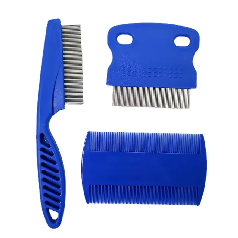 Flea Comb Set For Pets - Fine Tooth Combs For Dogs & Cats