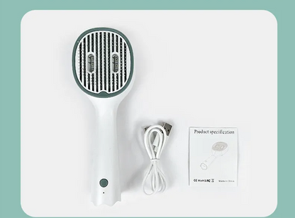 Electric Hairbrush - Fast Smoothing And Detangling Brush For Straight Hair