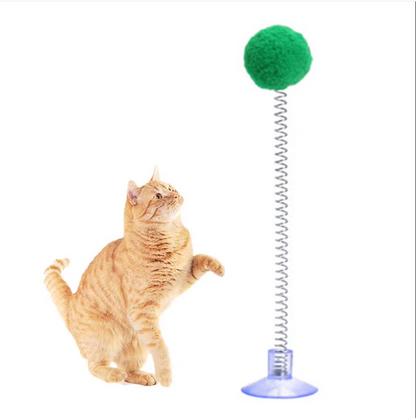 Federball With Suction Cup - Interactive Cat Toy