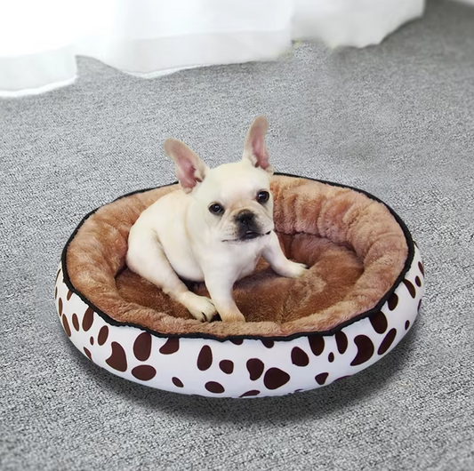 Dog Bed in Dots Design for Comfortable Rest