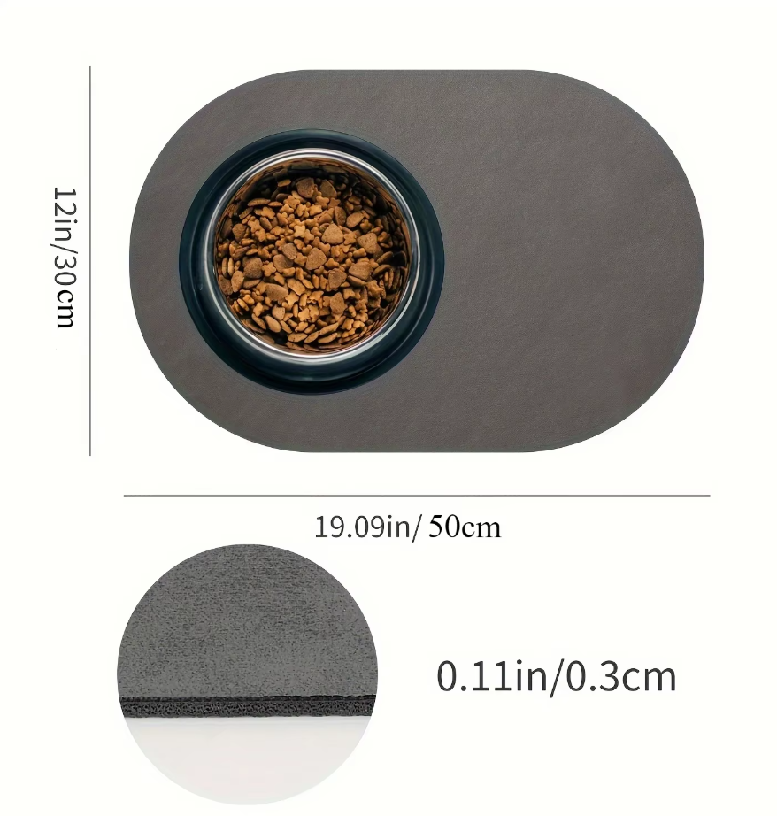 Silicone Feeding Mat For Pets - Waterproof  Non - Slip Feeding Mat For Dogs & Cats