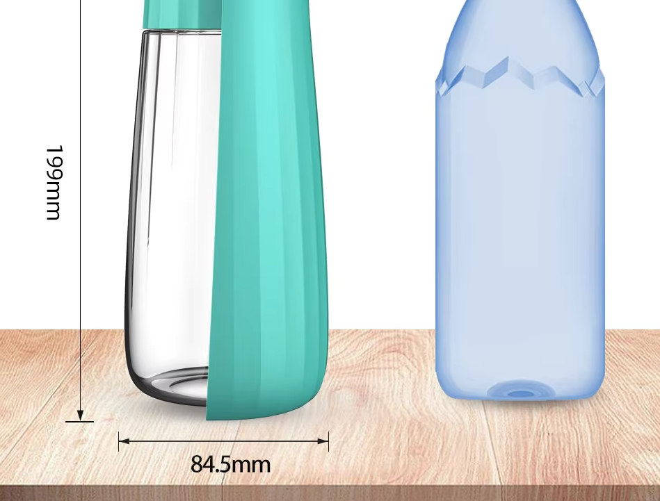Portable Dog Water Bottle - Leak - Proof Travel Dispenser With Integrated Drinking Bowl