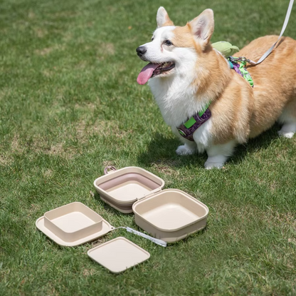 Silicone Pet Care Box - Practical Storage Case for Pet Supplies