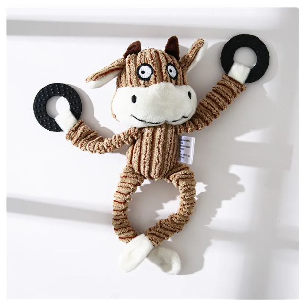 Chew Toy For Dogs - Funny Soft Toy With Rope For Fun And Games