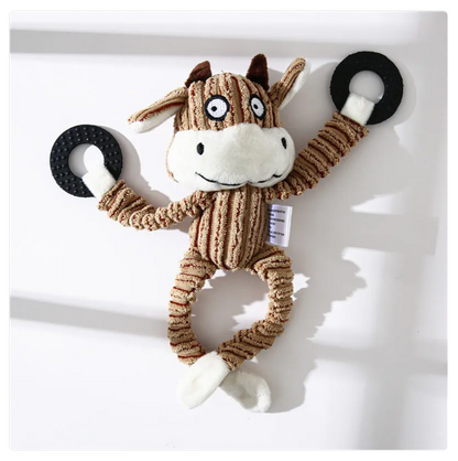 Chew Toy For Dogs - Funny Soft Toy With Rope For Fun And Games