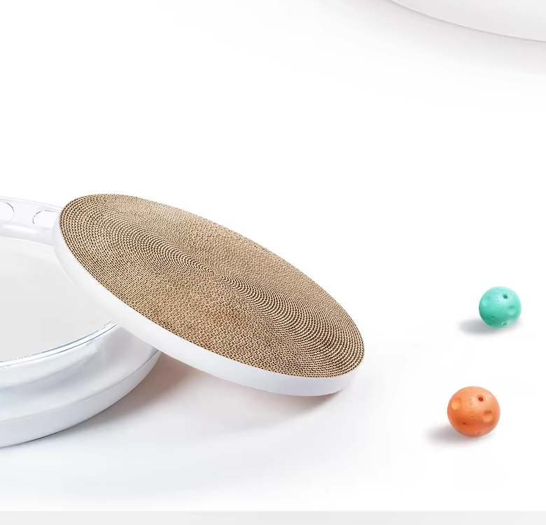 Interactive Cat Toy - Scratching Board With Balls For Hours Of Fun