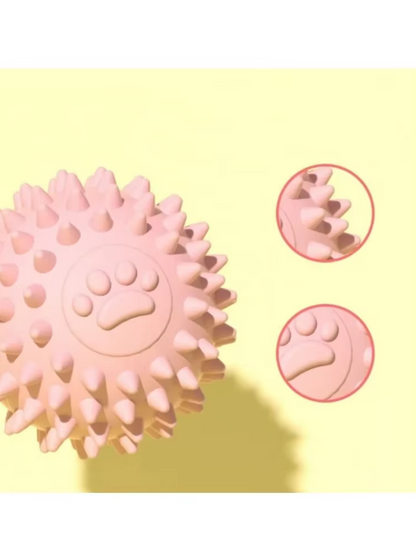 Nub Ball Dog Toy - Dental Care and Chew Ball Made of Soft Rubber