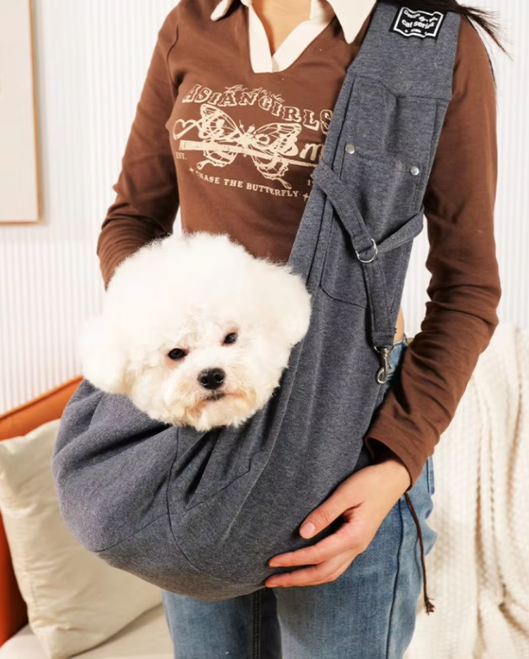 Dog Carrier Bag Shoulder Bag - Comfortable Stylish Pet Carrier Bag For Small Dogs & Cats