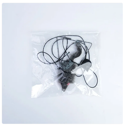 Interactive Cat Toy - Toy Mouse With String To Pull