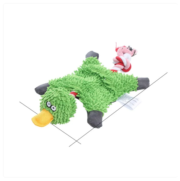 Chew Toy For Dogs - Funny Soft Toy With Rope For Fun And Games