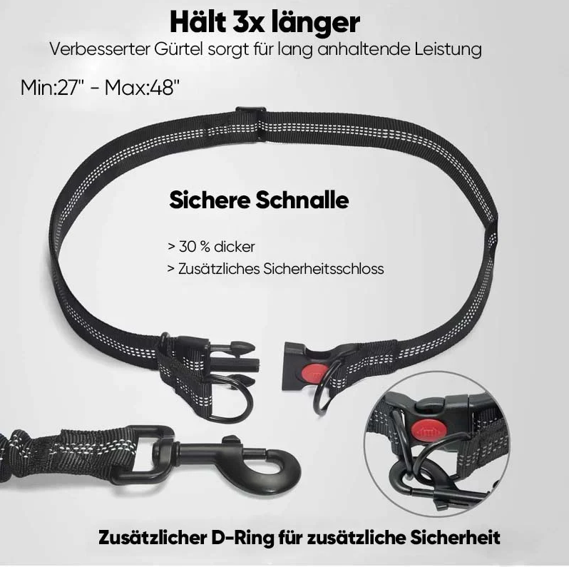 Free - Handed Dog Lead With Fanny Pack