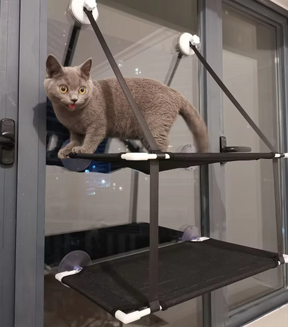 Cat Window Lounger - Space-saving And Stable With Suction Feet