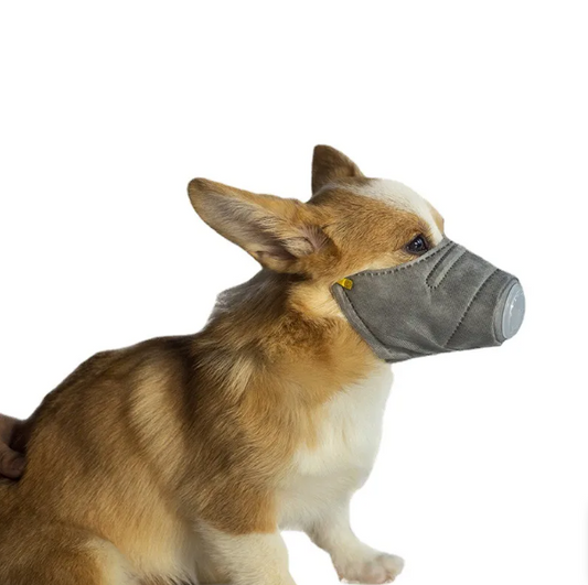 Protective Mask For Dogs - Breathable Dog Mask With Valve For Comfort And Protection